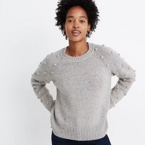 Palmroy Bobble-Sleeve Pullover Sweater